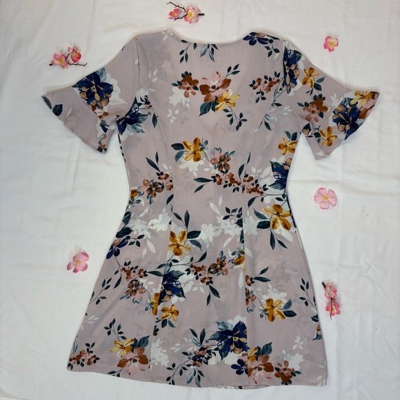 Sadie & Sage Lavender Floral Mini Dress- S - Picture 7 of 7